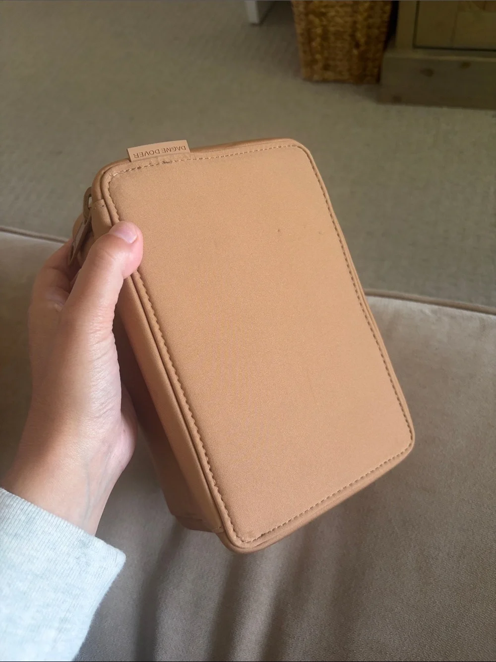Dagne Dover Tablet Case in Tan